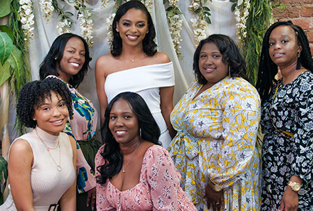 ladies enjoying a night out