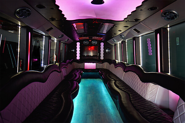 party bus interior