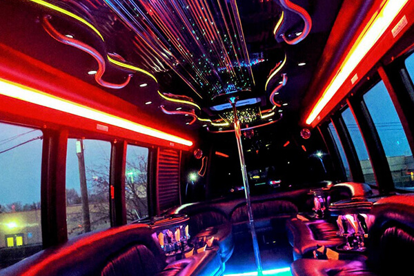 party bus interior