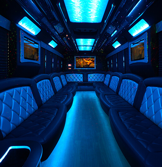 party bus interior