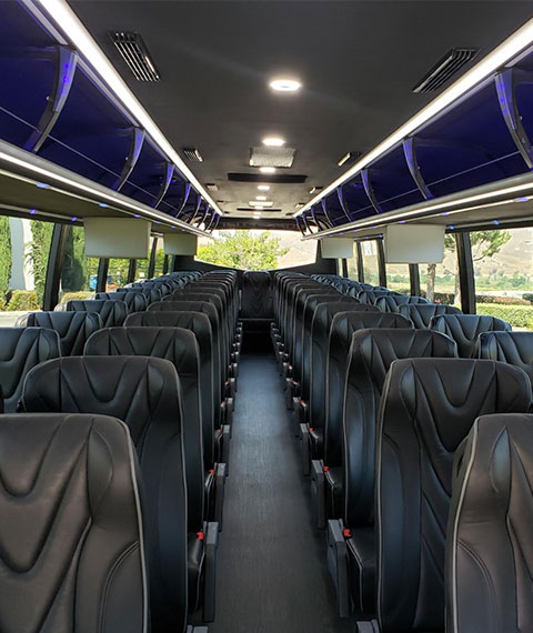 charter bus seating